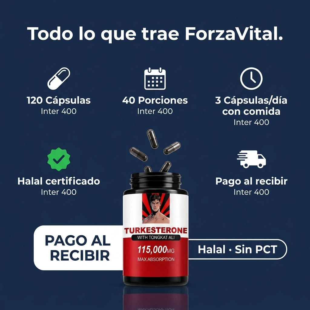 Suplemento Turkesterone 120 Capsulas - id32712 — vista 3
